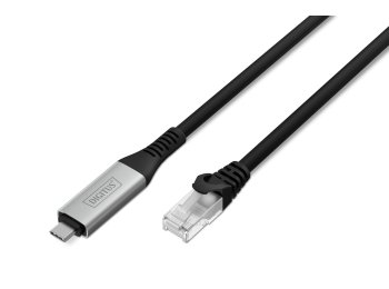 Digitus Kabel USB-C - RJ45 Ethernet, 1 Gbit/s, 10 m