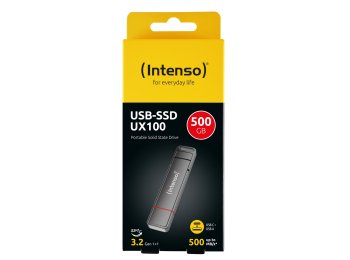Intenso 3850450 Zewnętrzny dysk SSD 500 GB USB Type-A / USB Type-C 3.2 Gen 1 (3.1 Gen 1) Antracyt