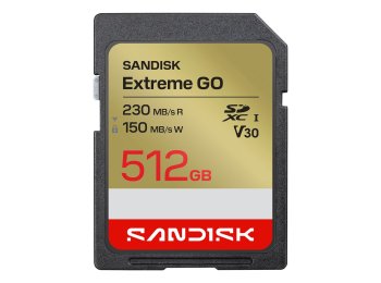 Sandisk Extreme Go SD UHS-I 512GB SD 230MB/s(R) / 150MB/s(W)