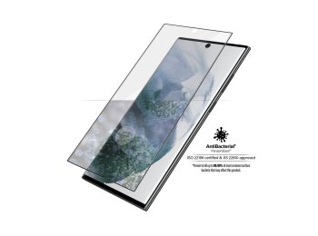 PANZERGLASS SZKŁO HARTOWANE SAMSUNG GALAXY S22 ULTRA 5G ANTYBAKTERYJNE DO ETUI 7295