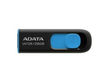 Pamięć USB ADATA UV128 256 GB USB Typu-A 3.2 Gen 1 (3.1 Gen 1) Czarny, Niebieski
