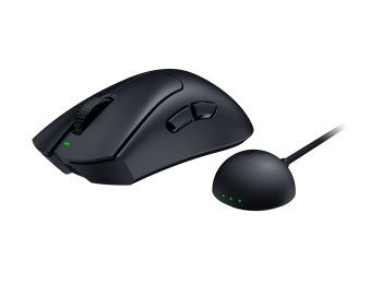 Razer DeathAdder V4 Pro myszka Gaming Po prawej stronie RF Wireless + USB Type-A Optyczny 45000 DPI