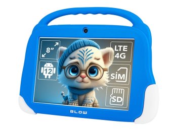 Tablet KidsTAB8 4G 4/64GB Niebieskie etui