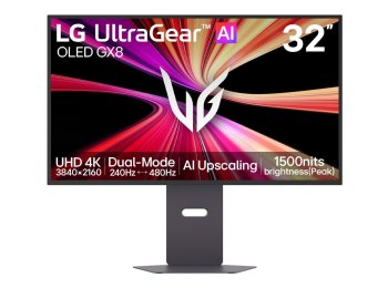 LG 32GX870B-B.AEU monitor komputerowy 81,3 cm (32") 3840 x 2160 px 4K Ultra HD OLED Czarny
