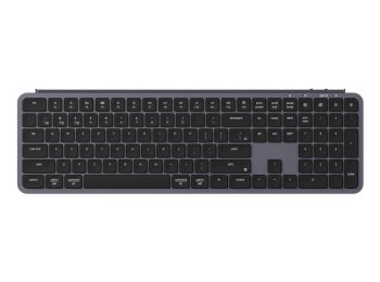 Keychron B6P-K1 klawiatura Dom/Biuro USB + RF Wireless + Bluetooth Szary