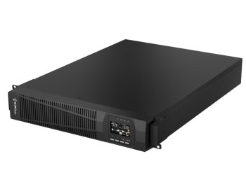Zasilacz awaryjny UPS Rack 2000VA/1800W, 220V/50Hz, TFT LCD obrotowy, SNMP/USB/RS232/EPO, ochrona RJ45, VRLA 4×9Ah, magistrala 48V, gniazdo baterii zewn. Anderson SB50, 2×CEE 7/3, IEC C20, kable USB A-B, RS232 DB9, zasilający CEE–IEC ALANTEC