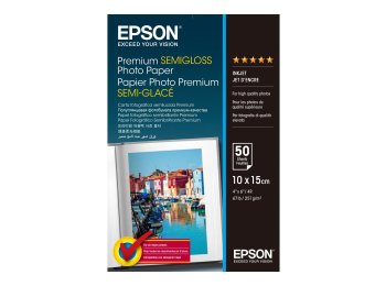 EPSON C13S041765 Papier Epson Premium Semigloss photo 251g 10x15 50ark