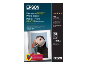 EPSON C13S042154 Papier Epson Premium Glossy photo 255g 13x18 30ark