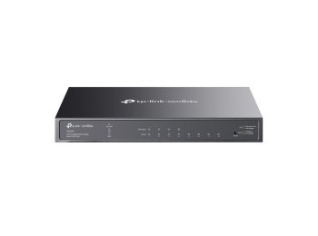 TP-Link Omada TL-SG2008P Zarządzany L2/L2+ Gigabit Ethernet (10/100/1000) Obsługa PoE Czarny