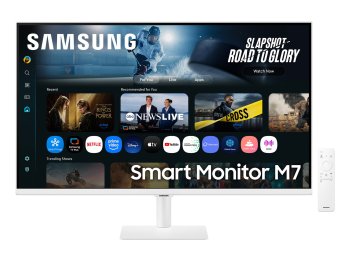 Samsung M7 M70F monitor komputerowy 81,3 cm (32") 3840 x 2160 px 4K Ultra HD LED Biały