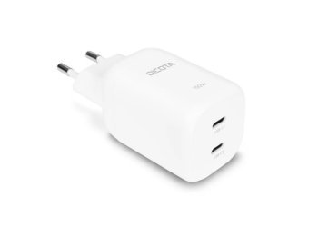 Ładowarka GaN 100W 2xUSB-C + kabel USB-C 1.5m biała