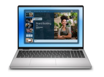 Laptop Dell 16 DC16251 W11P C7-150U/32GB/1TB/16.0 FHD+/Int/FgrPr/WLAN + BT/Backlit Kb/4 Cell/3YPS Platinum Silver