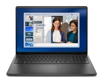 Laptop Dell 16 DC16255 W11P Ryzen 7 250|16GB|512GB|AMD Radeon|FgrPr|WLAN+BT|16.0 FHD+|Backlit Kb|3C|65W|3YPS Carbon Black (Plastic)