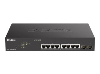Przełącznik DGS-1100-10MPV2 Switch 8GE PoE+ 2SFP