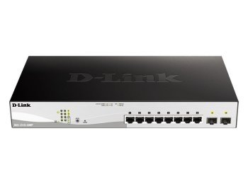 Przełącznik DGS-1210-10MP Switch 8GE PoE 2SFP