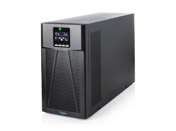 Zasilacz awaryjny UPS Online Tower 19" LCD 3000VA/3000W 6x12V/9Ah 8xC13 1xC19 1xC14 USB RS232 RJ45 GŁ.460mm
