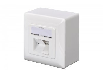 Gniazdo natynkowe kat.6A 2xRJ45 Ekranowane