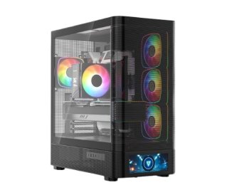 Obudowa Volcano AQ500 ARGB MIDI BLACK