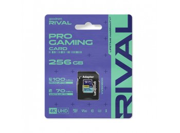Karta pamięci microSD 256GB Rival UHS-I V30 U3 C10 100/70MBs