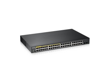 Przełącznik zarządzalny GS1900-48HP v2, 48-port GbE L2 Smart Switch 170W rack GS1900-48HPv2