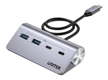 UNITEK HUB ALUMINIOWY USB-A/C 2X USBA 2X USBC 5GBP