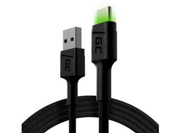 Kabel GC Ray USB - USB-C 120 cm, podświetlenie LED