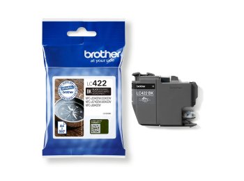 Brother LC-422BK nabój z tuszem 1 szt. Oryginalny Czarny