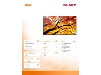 Monitor M652 65 cali 24/7 550cd/m2