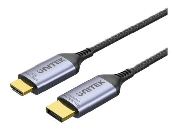 UNITEK KABEL DISPLAYPORT 1.4 DO HDMI 2.1, 8K, 1,8M