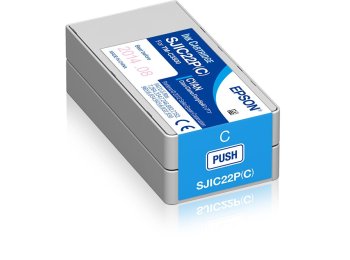 Tusz Epson do SJIC22P TM-C3500 Cyan