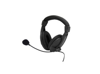 Słuchawki stereo z mikrofonem i regulacją głośności EH103