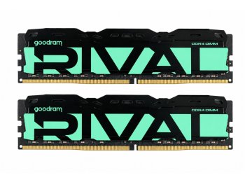 Pamięć do PC DDR4 Rival Radiant 32GB (2*16)/3200 CL16 zielona