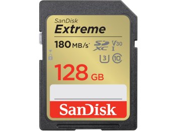 Karta pamięci Extreme SDXC 128GB 180/90 MB/s V30 UHS-I U3