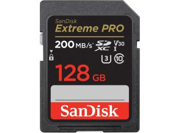 Karta pamięci Extreme Pro SDXC 128GB 200/90 MB/s V30 UHS-I U3
