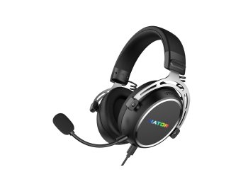HATOR Hypergang 3 USB Zestaw słuchawkowy Przewodowy i Bezprzewodowy Opaska na głowę Gaming USB Type-C / USB Type-A Bluetooth Czarny