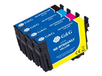 G&G NP-R2-0604XLBKCMY-R nabój z tuszem 1 szt. Zamiennik Czarny, Cyjan, Purpurowy, Żółty