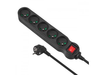 Listwa zasilająca 5g 3m MCE184 2300W Czarna