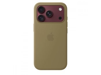 Etui silikonowe z MagSafe do iPhonea 18 Pro - oliwka