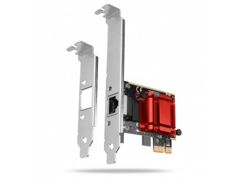PCEE-GIX Karta sieciowa PCIe 1x Gigabit Ethernet port (RJ-45), Intel i210AT, PXE, SP & LP