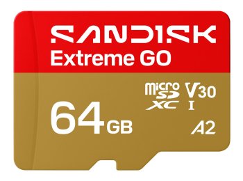 Sandisk Extreme Go microSD UHS-I 64GB MicroSD 170MB/s(R) / 80MB/s(W)