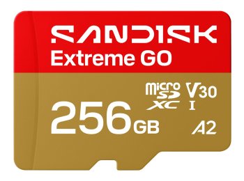 Sandisk Extreme Go microSD UHS-I 256GB MicroSD 240MB/s(R) / 160MB/s(W)