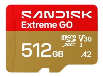 Sandisk Extreme Go microSD UHS-I 512GB MicroSD 240MB/s(R) / 160MB/s(W)