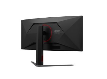 AOC G4 CU34G4CAP monitor komputerowy 86,4 cm (34") 3440 x 1440 px UltraWide Quad HD LCD Czarny, Czerwony