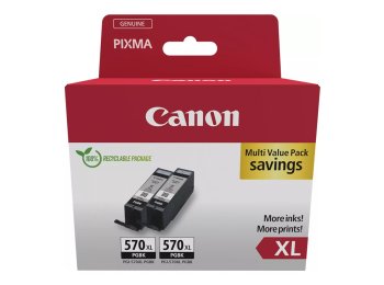 Canon 0318C010 nabój z tuszem 2 szt. Oryginalny Wysoka (XL) wydajność Czarny