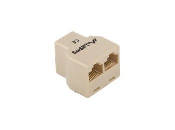 LANBERG ZŁĄCZKA SIECIOWA RJ45 -> 2X RJ45 AD-RJ45-2RJ45-OU