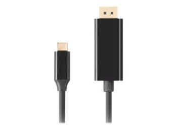 LANBERG KABEL USB-C(M)->DISPLAYPORT(M) 1M 4K 60HZ CZARNY CA-CMDP-10CU-0010-BK