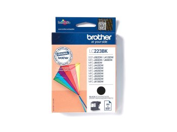 Brother Tusz LC223BK Black 550str