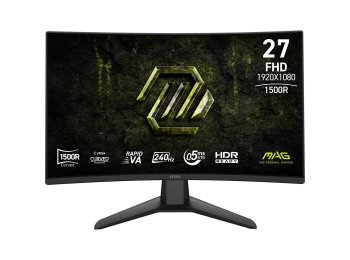 MSI MAG 274CF X24 monitor komputerowy 68,6 cm (27") 1920 x 1080 px Full HD Czarny
