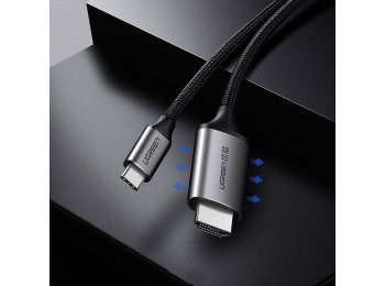UGREEN KABEL USB-C DO HDMI, 4K, UHD, 1,5 M CZARNY