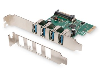 Karta rozszerzeń/Kontroler USB 3.0 PCI Express, 4xUSB 3.0, Chipset: VL805